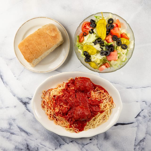 Spaghetti & Handmade Meatballs.