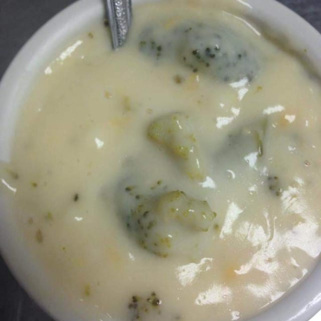Homemade Broccoli & Cheese Soup Catering.